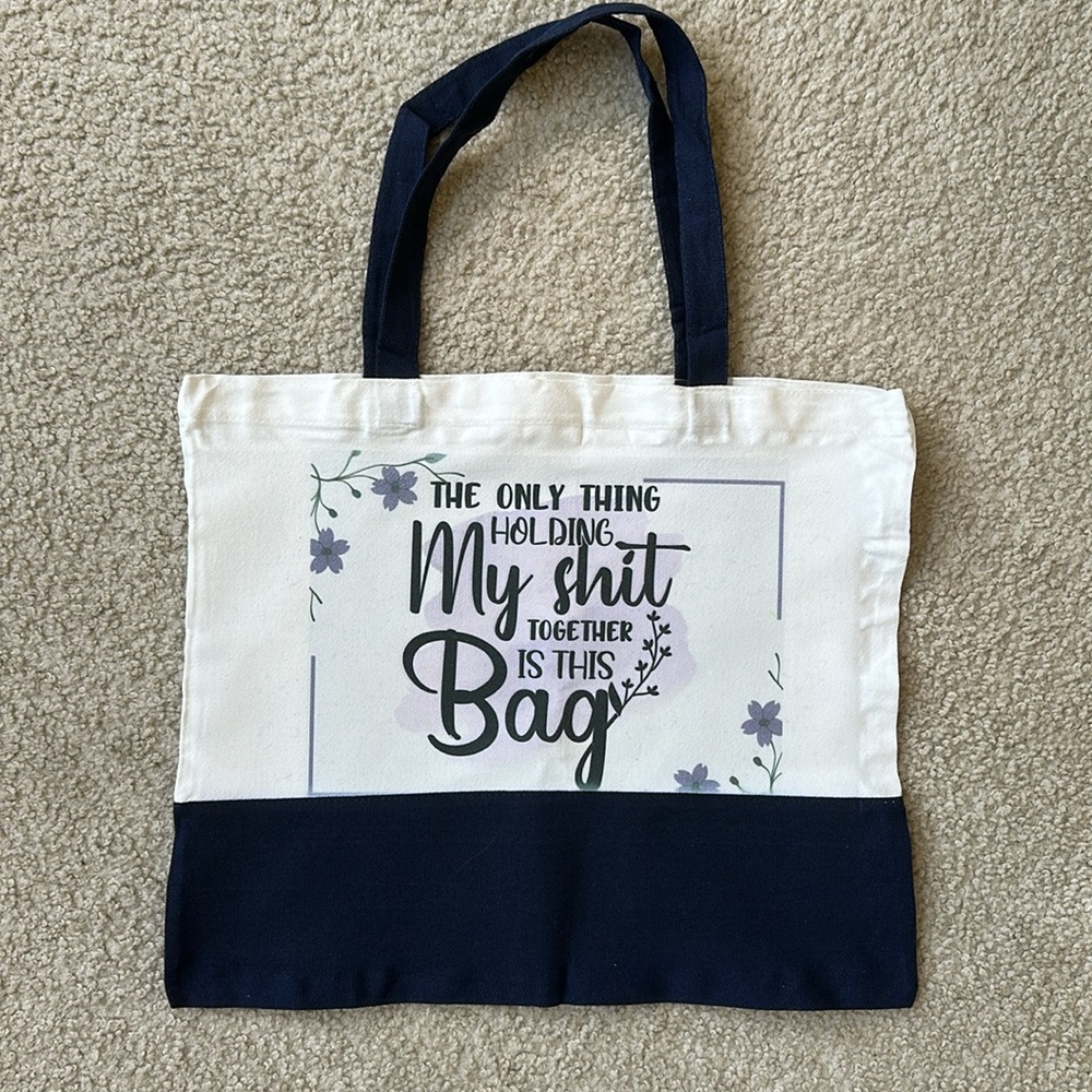 Funny Canvas Tote Bag NWOT